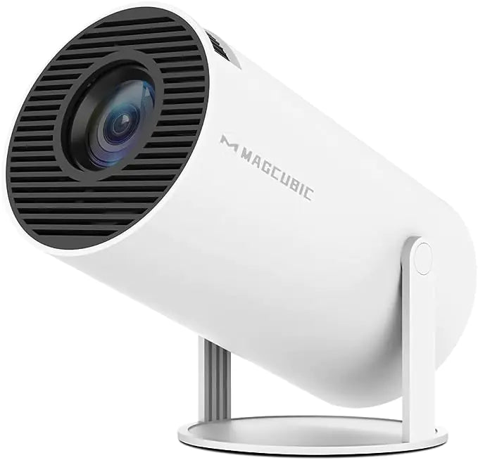 Mini Projector 4K 1080P Support, WiFi6 BT 5.0 Android 11, Smart Projector Auto Horizontal Correction,180°Rotatable