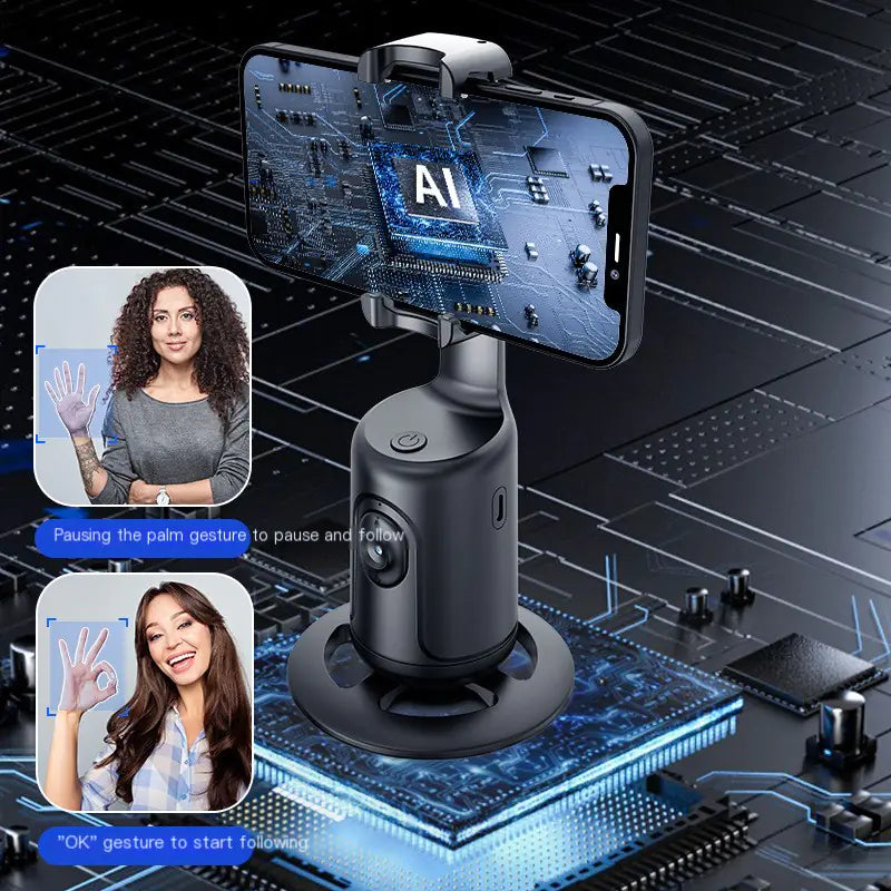 AI Tracking Gimbal for Live Streaming and Vlogs